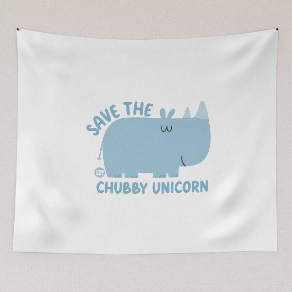 Item preview, SAVE THE CHUBBY UNICORN designed and sold by TODD GOLDMAN.