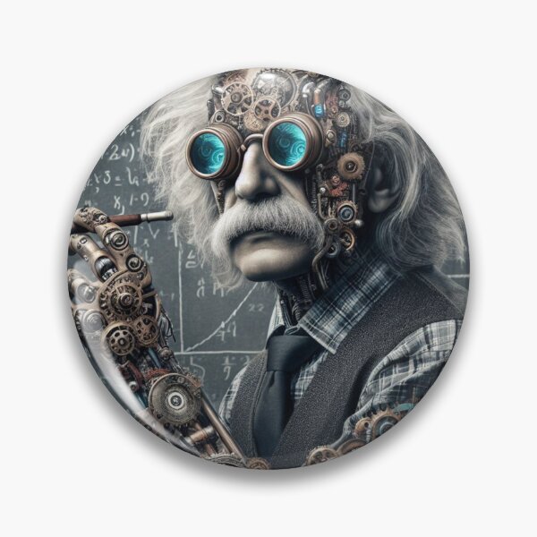 Artikelvorschau, Albert Einstein Steampunk entworfen und verkauft von sevenmountains.