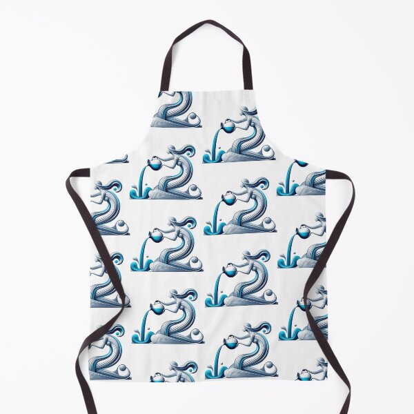 Item preview, Artistic Representation of the Sign of Aquarius. Gifts for Fans of the Zodiac Signs. designed and sold by LilianPixel.
