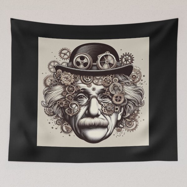 Item preview,  Albert Einstein Steampunk  designed and sold by sevenmountains.