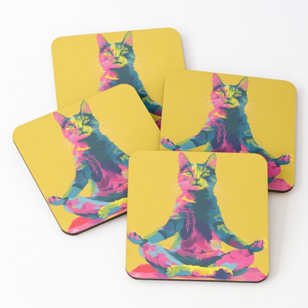 Item preview, Yoga Cat: Peaceful Pose with Style designed and sold by joyfulk8.