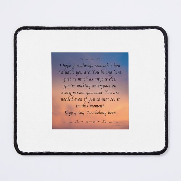 Item preview, You belong here designed and sold by Enchanted-Dawn.
