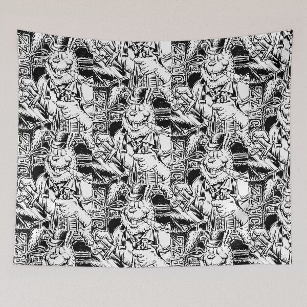 Item preview, Bunny jazz music underground designed and sold by dpachers.