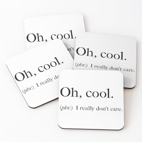 Item preview, Oh, cool. (phr.) designed and sold by samuartshop.