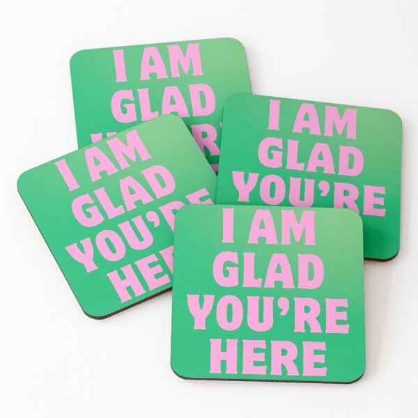 Item preview, I am Glad You're Here designed and sold by Anna Liz Heart.