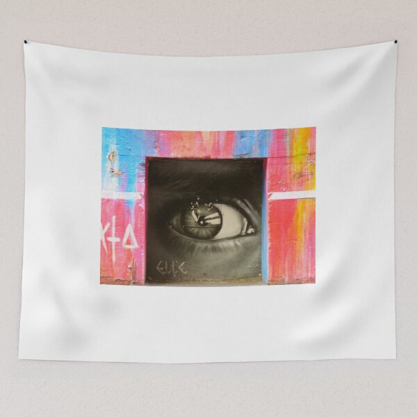 Item preview, Eye in doorway - Graffiti Melbourne city, victoria Australia designed and sold by exploramum.
