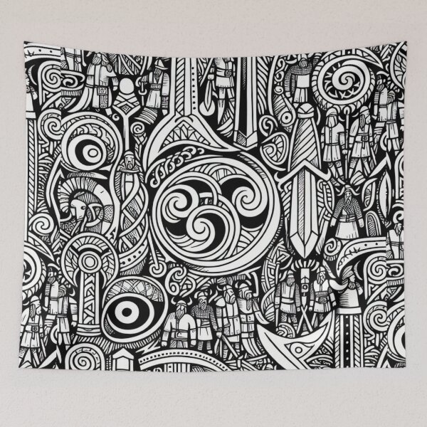 Item preview, Viking Symbols Fusion designed and sold by Belarte.shop.