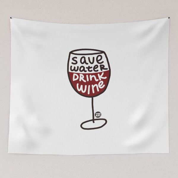 Item preview, SAVE WATER DRINK WINE designed and sold by TODD GOLDMAN.