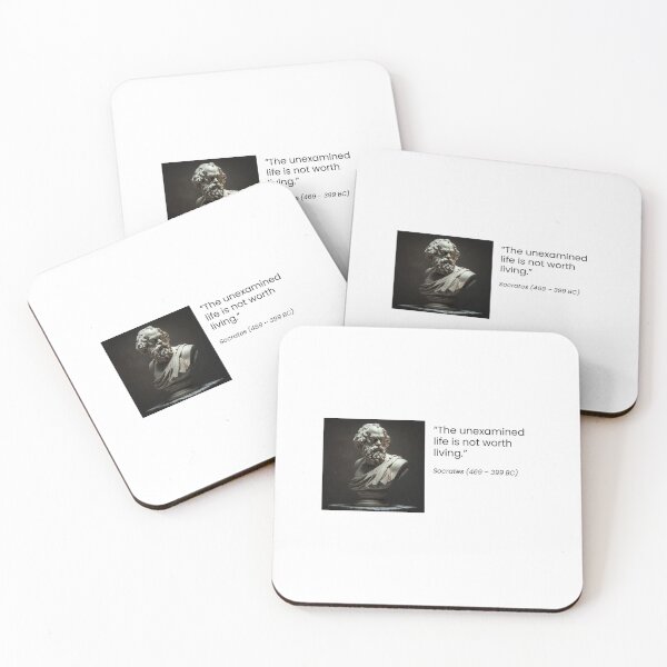 Item preview, Socrates unexamined life designed and sold by QuotationInsp.
