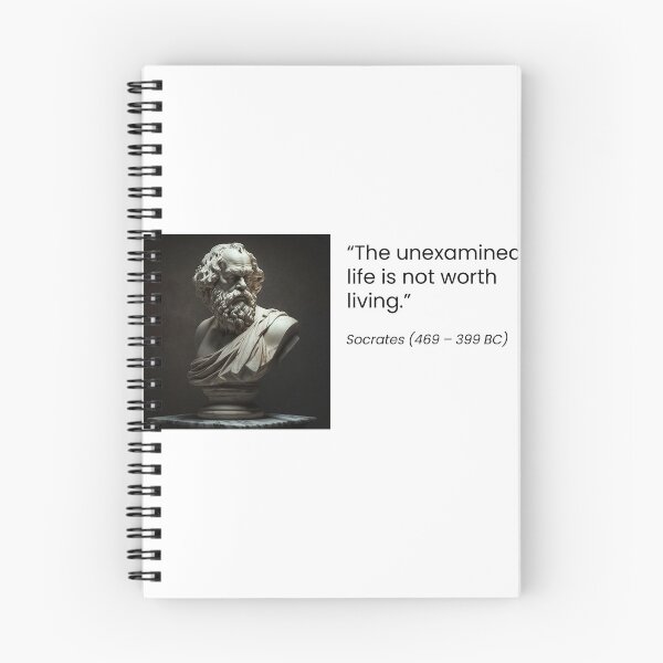 Item preview, Socrates unexamined life designed and sold by QuotationInsp.