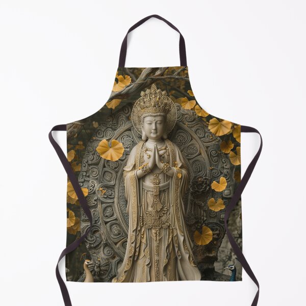 Item preview, Bodhisattva Statue under Gingko Tree designed and sold by OccultDreams.