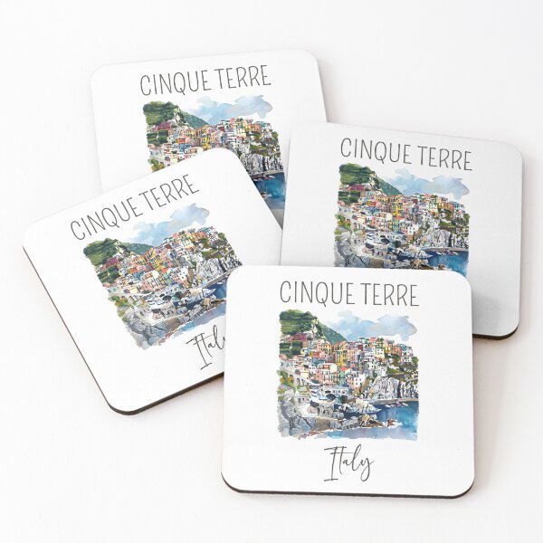Item preview, Watercolor Design of Cinque Terre - Italy  designed and sold by Sketch-Shack.