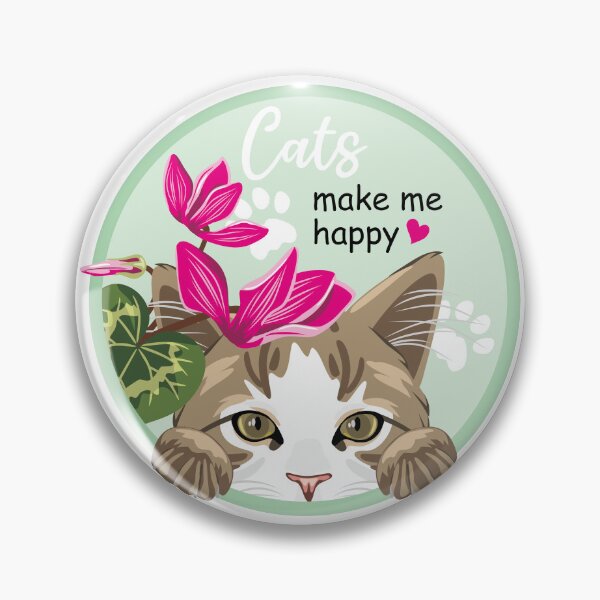 Item preview, Cats make me happy designed and sold by NBwithlove.