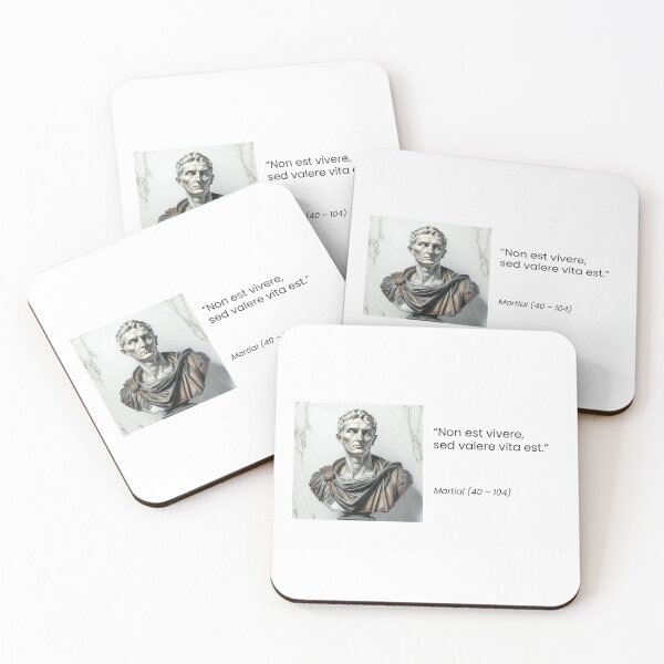 Item preview, Martial non est vivere designed and sold by QuotationInsp.