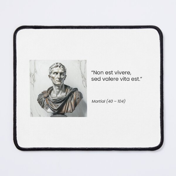 Item preview, Martial non est vivere designed and sold by QuotationInsp.