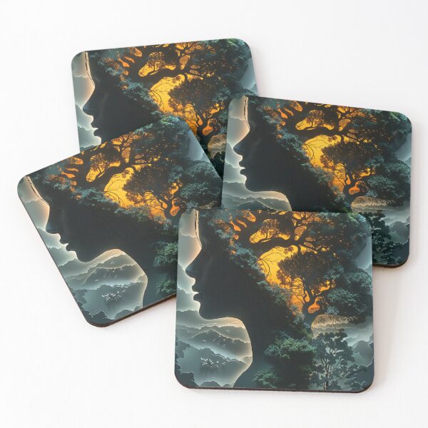 Item preview, Gaia Silhouette Backlit designed and sold by OccultDreams.