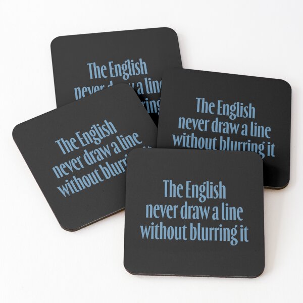 Item preview, The English never draw a line without blurring it. v.8 designed and sold by x1brett.
