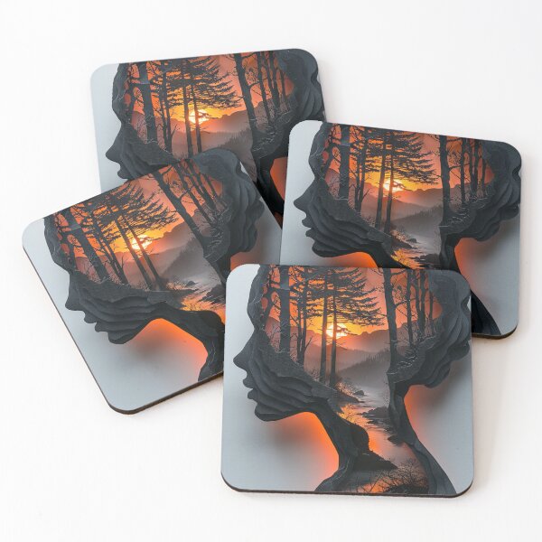 Item preview, Gaia Silhouette Backlit (Variation) designed and sold by OccultDreams.