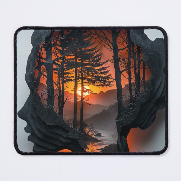 Item preview, Gaia Silhouette Backlit (Variation) designed and sold by OccultDreams.