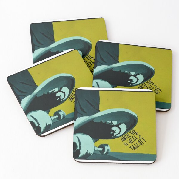 Item preview, Until the wheels fall off cult skateboard slogen designed and sold by KiZzPunkNSkate.