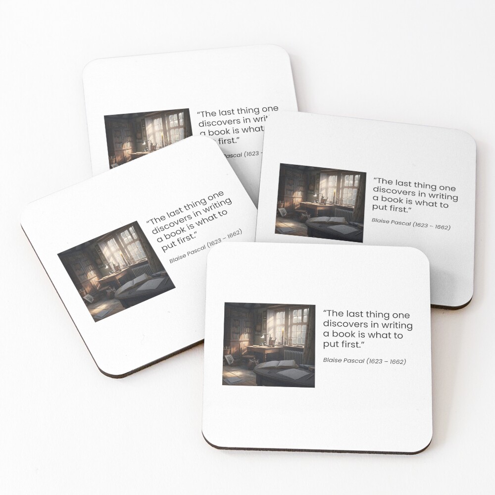 Item preview, Coasters (Set of 4) designed and sold by QuotationInsp.