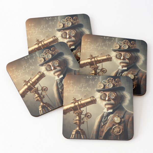Item preview, Albert Einstein Steampunk designed and sold by sevenmountains.