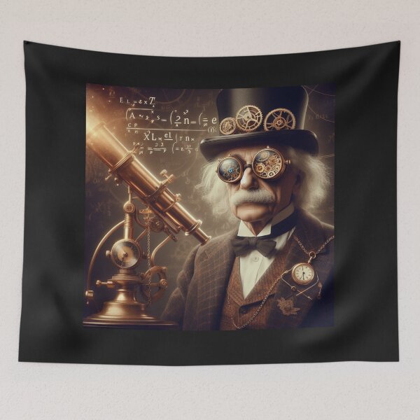 Item preview,  Albert Einstein Steampunk  designed and sold by sevenmountains.