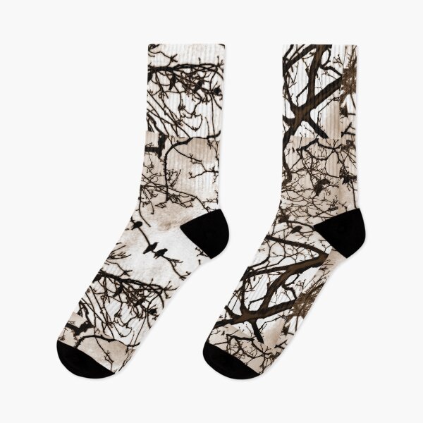 Item preview, Birds in winter branches, York, pencil sketch effect designed and sold by paulboizot.