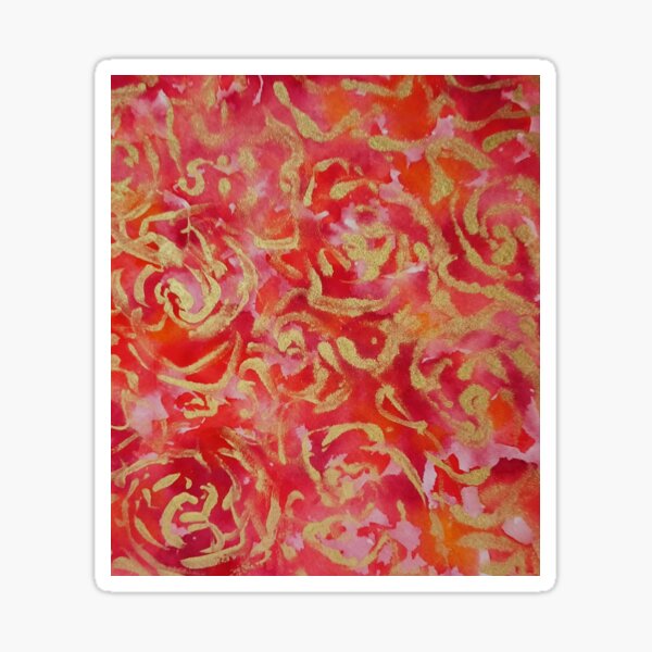 A Bunch of Red Roses byTSteele.Art Sticker