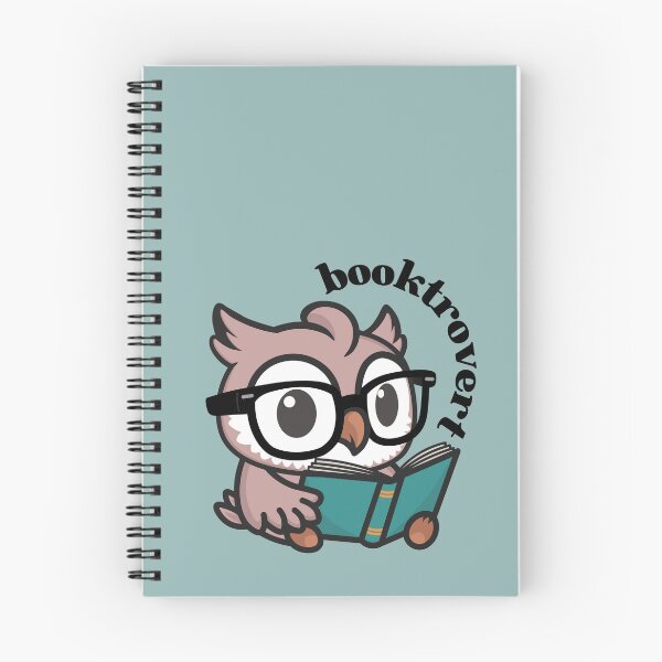 Item preview, Booktrovert | Cute Nerdy Owl Reading a Book designed and sold by Kimochi-Shop.