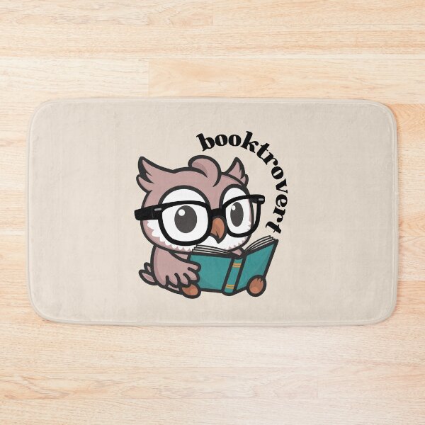 Item preview, Booktrovert | Cute Nerdy Owl Reading a Book designed and sold by Kimochi-Shop.
