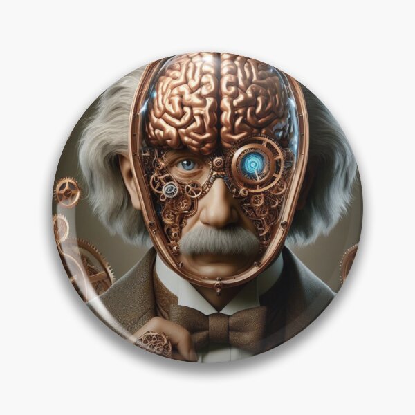 Item preview, Albert Einstein Steampunk  designed and sold by sevenmountains.