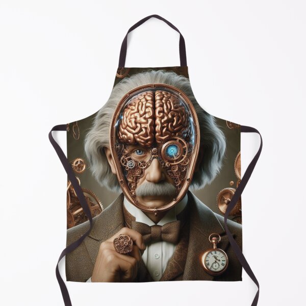 Item preview, Albert Einstein Steampunk designed and sold by sevenmountains.