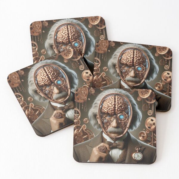 Item preview, Albert Einstein Steampunk  designed and sold by sevenmountains.