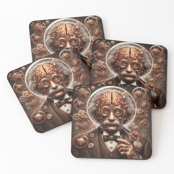 Item preview, Albert Einstein Steampunk  designed and sold by sevenmountains.