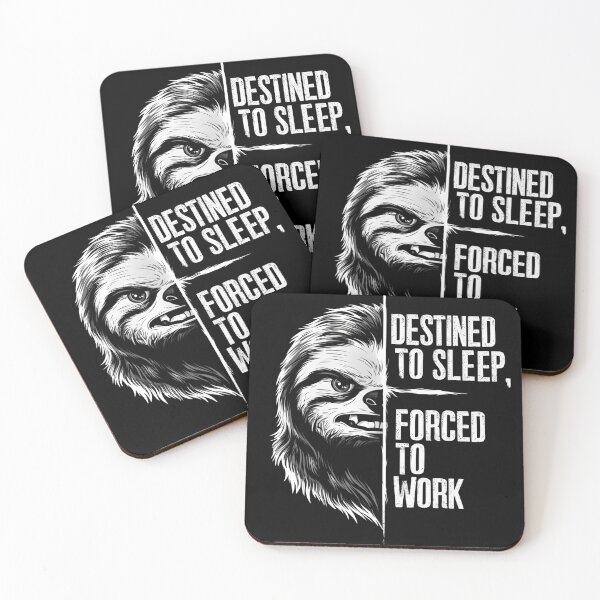 Item preview, Destined To Sleep, Forced To Work designed and sold by FocusedPatterns.