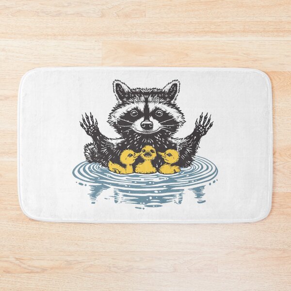 Item preview, Raccoon Come Play with Water designed and sold by NatureStyle555.