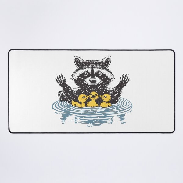 Item preview, Raccoon Come Play with Water designed and sold by NatureStyle555.