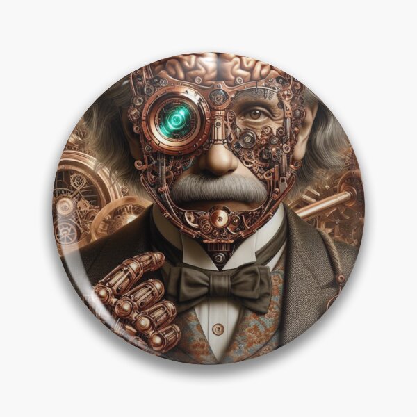 Item preview, Albert Einstein Steampunk  designed and sold by sevenmountains.