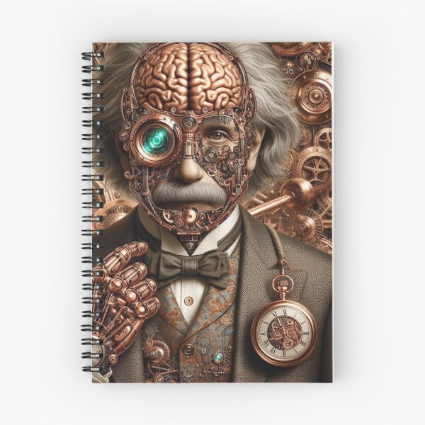 Artikelvorschau, Albert Einstein Steampunk entworfen und verkauft von sevenmountains.