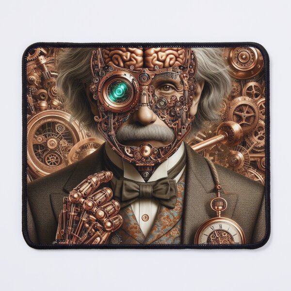 Item preview, Albert Einstein Steampunk  designed and sold by sevenmountains.
