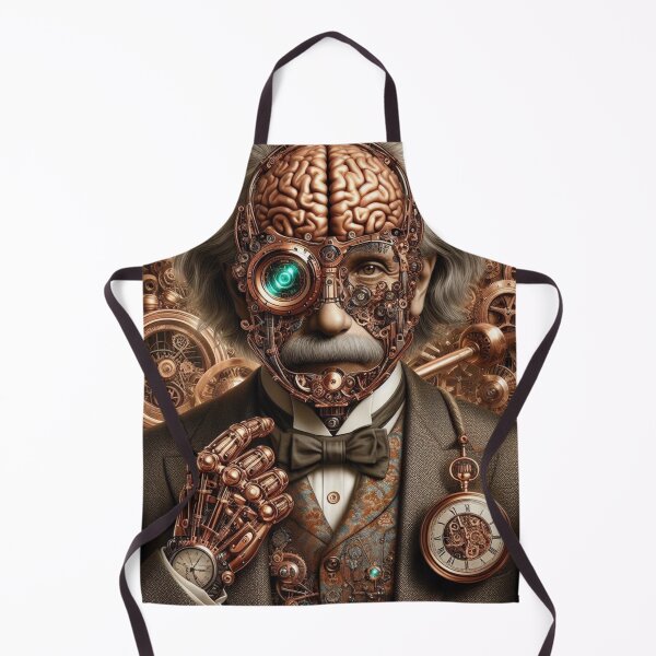 Item preview, Albert Einstein Steampunk designed and sold by sevenmountains.