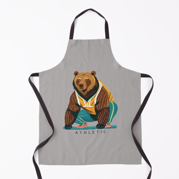 Item preview, Athlete and sporty brown bear designed and sold by Davimonst.