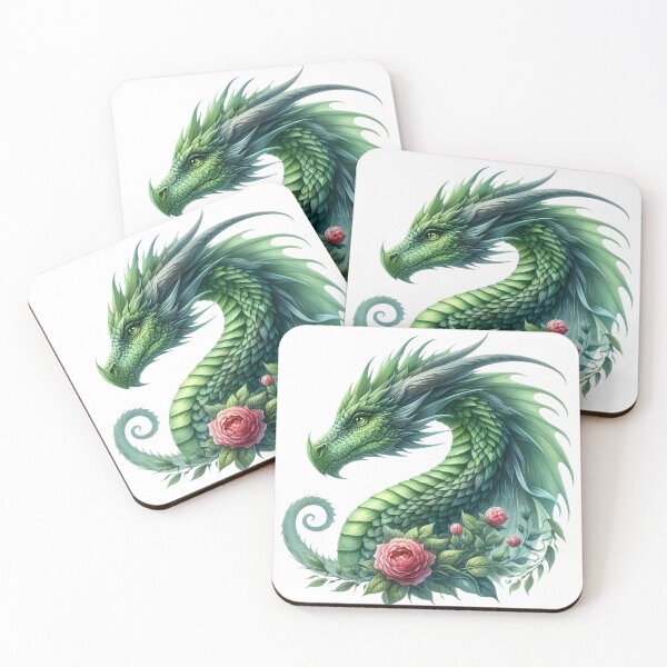 Item preview, Fantasy Green Dragon designed and sold by Eiwaprints.