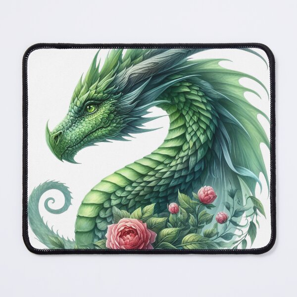Item preview, Fantasy Green Dragon designed and sold by Eiwaprints.