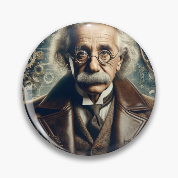 Item preview,  Albert Einstein Steampunk  designed and sold by sevenmountains.