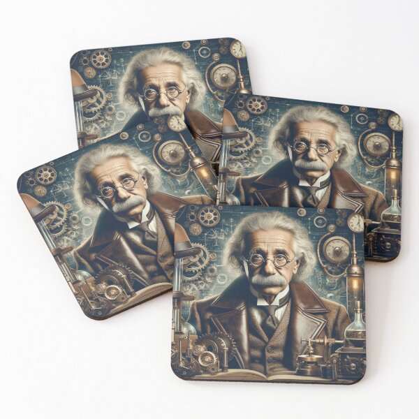 Item preview,  Albert Einstein Steampunk  designed and sold by sevenmountains.
