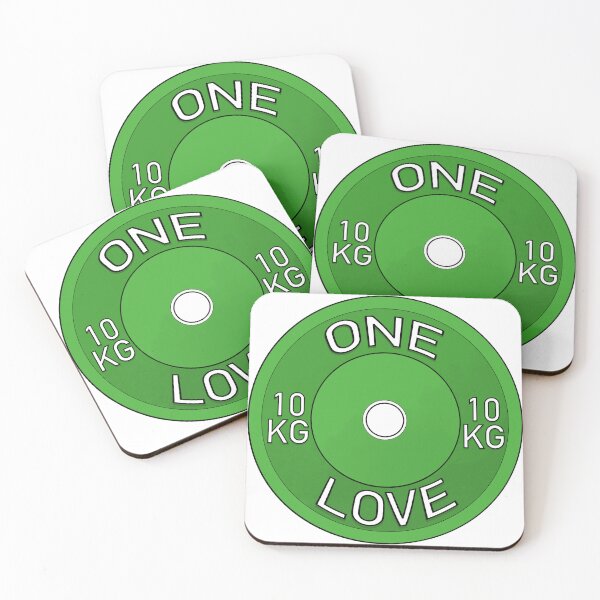 Item preview, Powerlifting "One Love" 10 KG Plate designed and sold by Gumberhead.