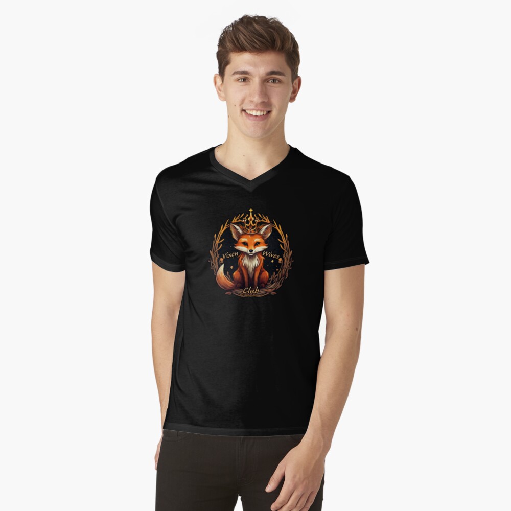 Item preview, V-Neck T-Shirt designed and sold by Vixen-Games.