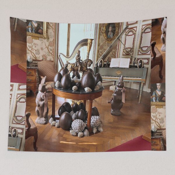 Item preview, vr 3661 / finition 2024 - 6 - " Here Real Chocolate - ici du Vrai Chocolat - la Décoration intérieur du Château de Cheverny - France - 10 Avril 2024 - Okaio-Umin Créations Olavia-Olao designed and sold by o.okaïo.